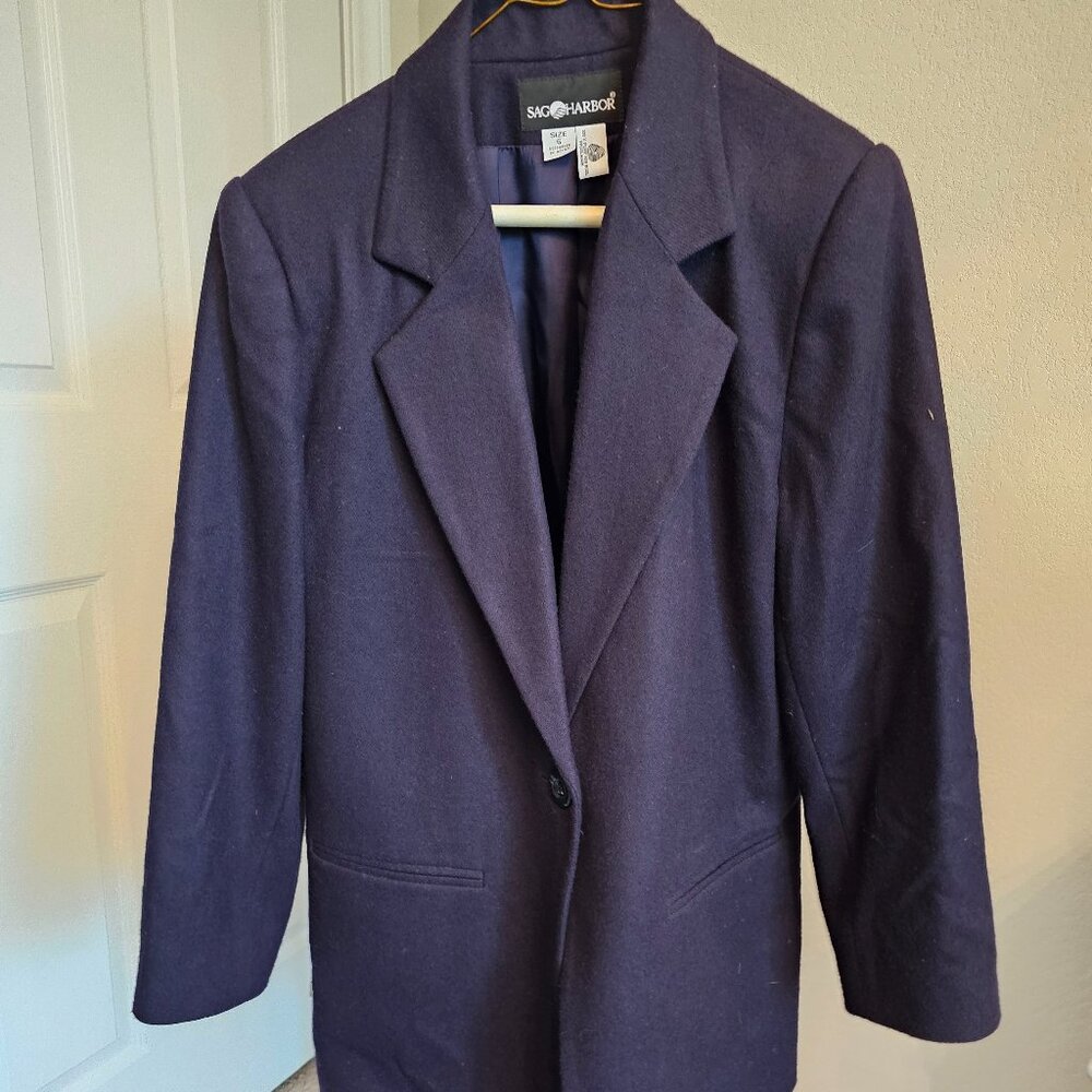 Vintage Sag Harbor Dark Blue Blazer